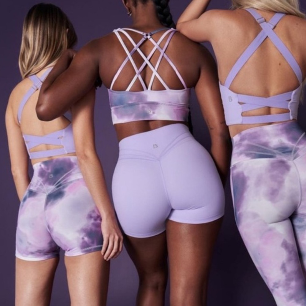 Buffbunny Siren Short - Purple Swirl Print - Small